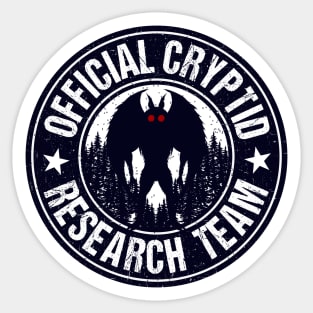 Cryptid Research Team Mothman Sticker